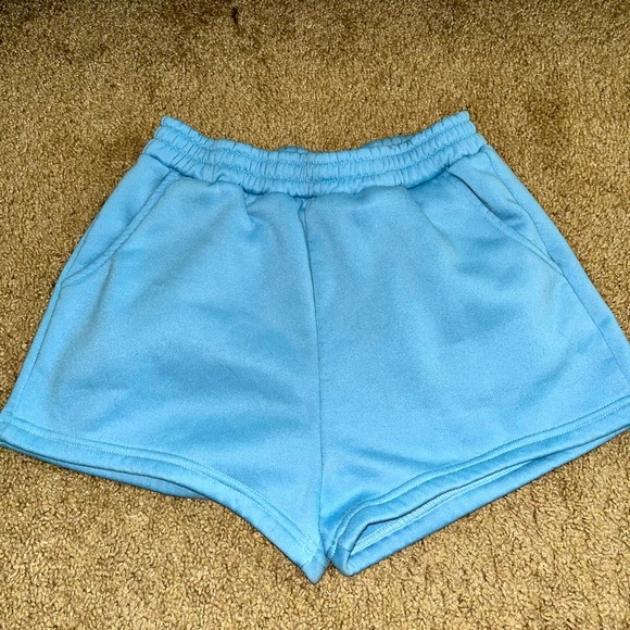 Light blue cotton shorts from Shein - Picture 1 of 5